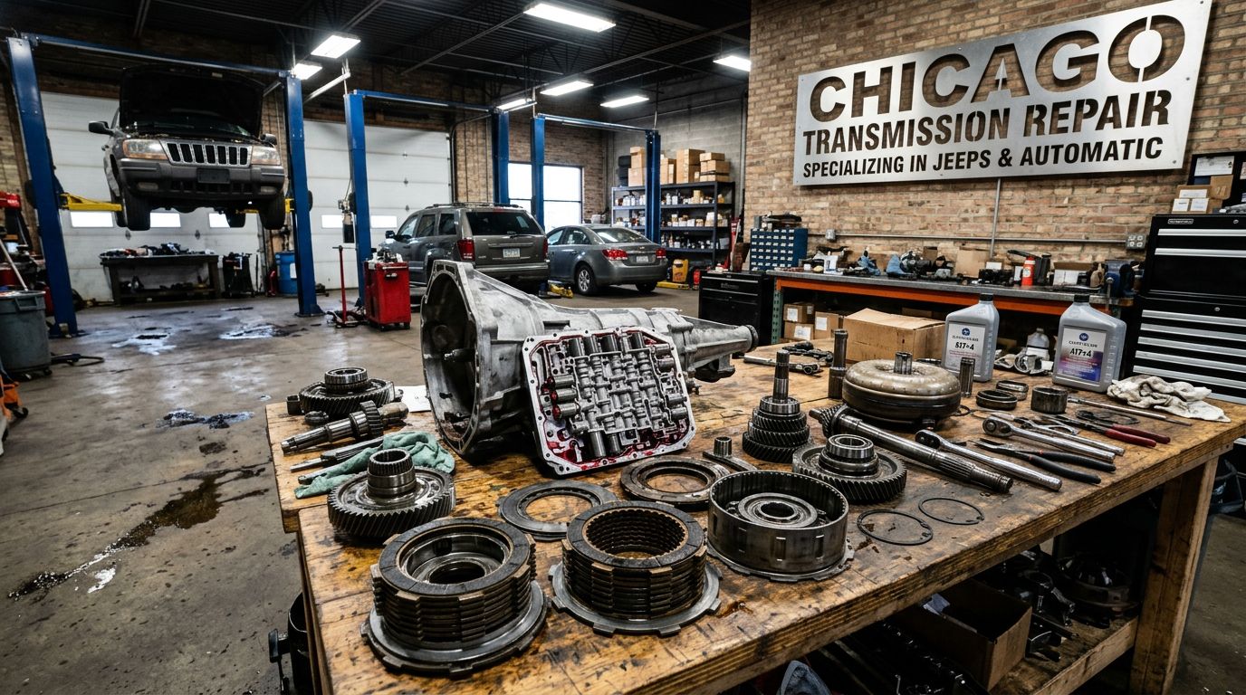 2017 Jeep Grand hherokee Transmission Repa...