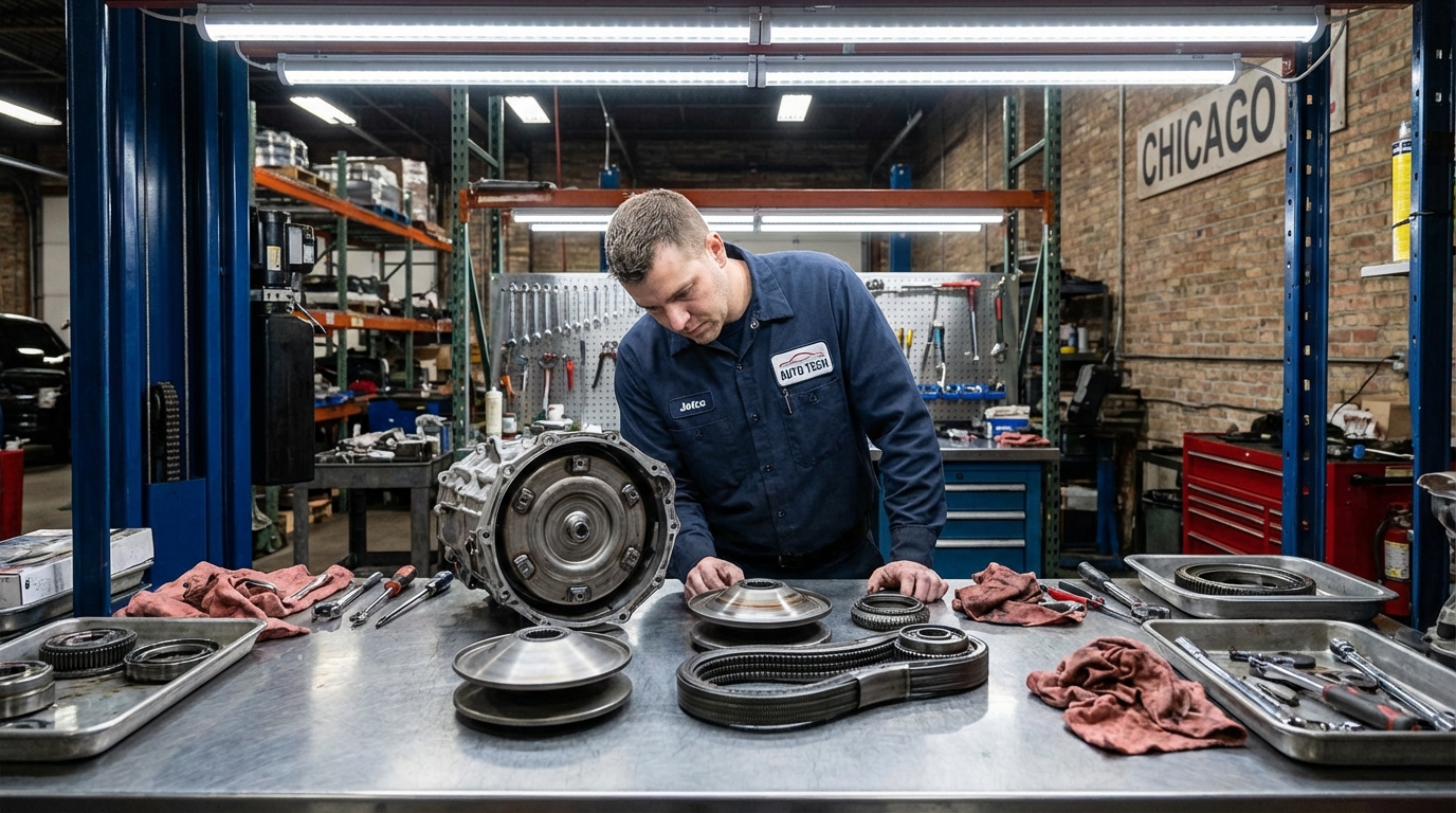 Cadillac SRX Arlington Heights Transmission Repair service photo at Arlington Heights Transmission