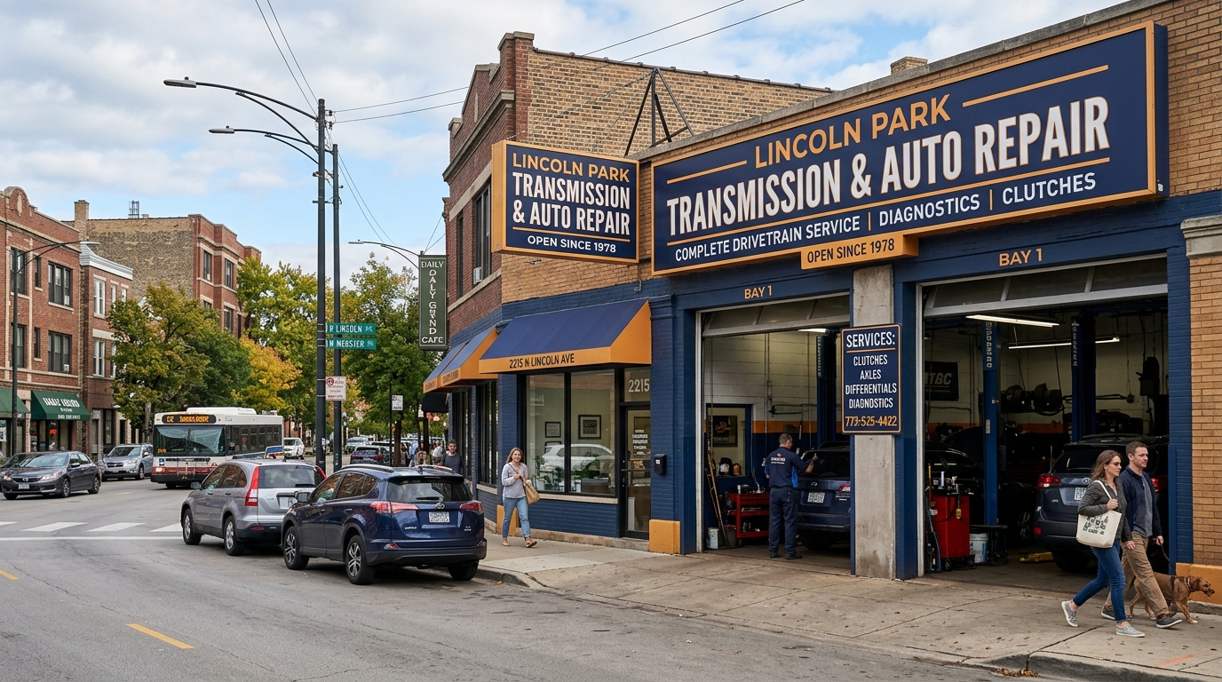Transmission Repair Near South Barrington Arlington Heights warning signs inspected in Arlington Heights