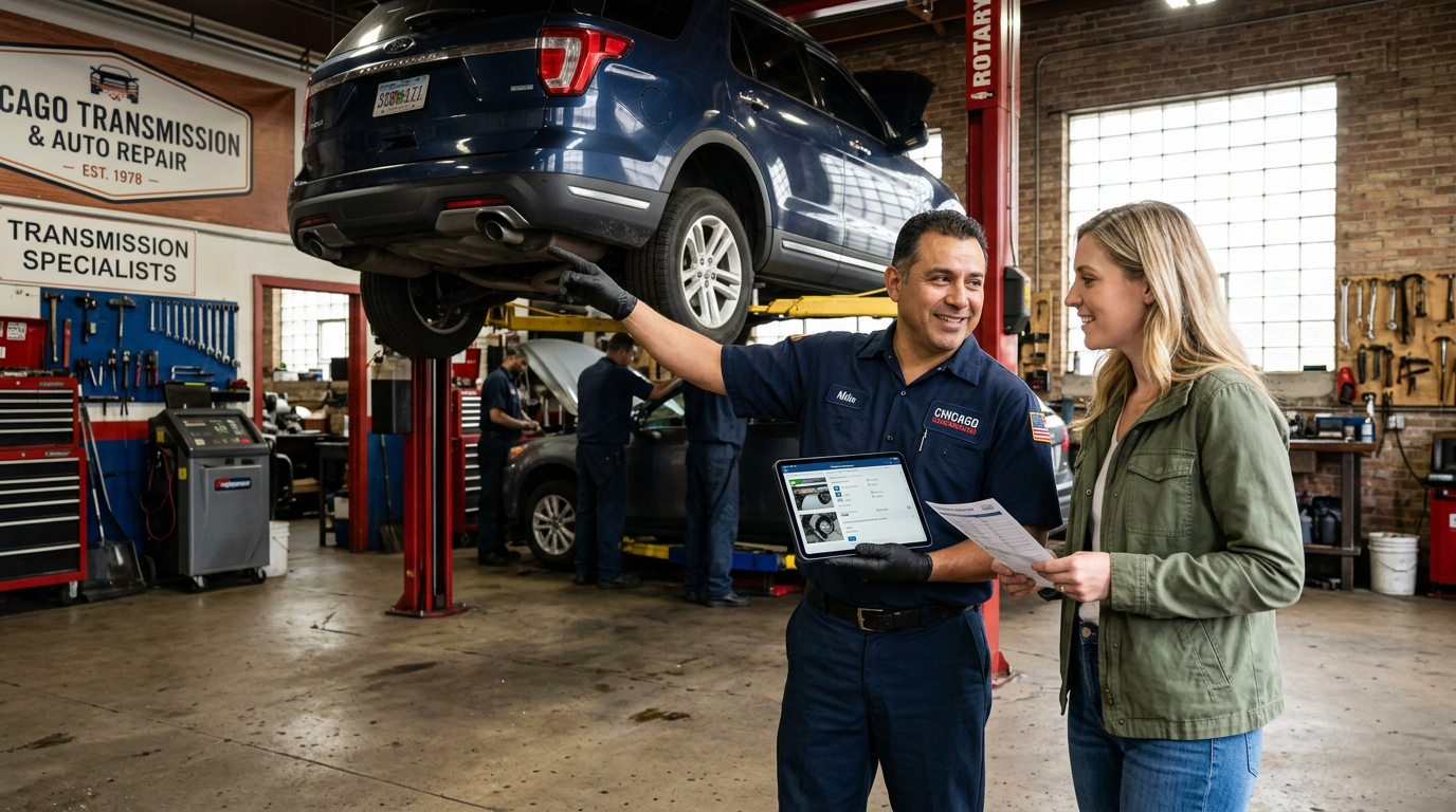 Transmission fluid service for Ford EXPLORER - Arlington Heights Transmission Arlington Heights