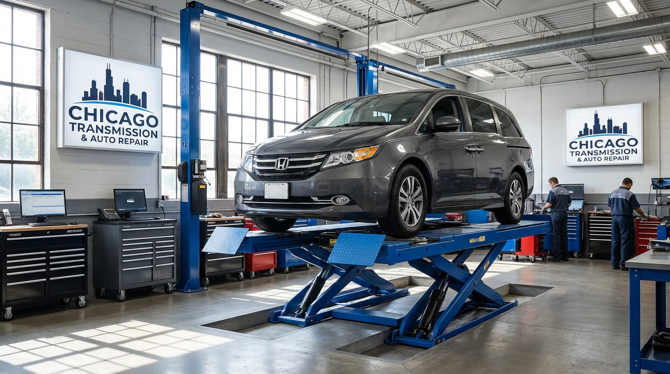 Rebuilt Honda PILOT transmission components - Arlington Heights Transmission 2-year / 24,000-mile warranty