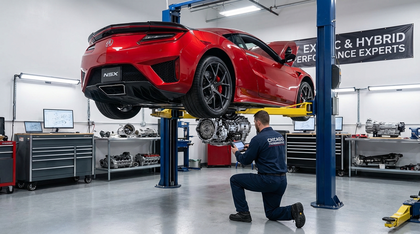 Experienced mechanic servicing Honda PILOT transmission - Arlington Heights Transmission
