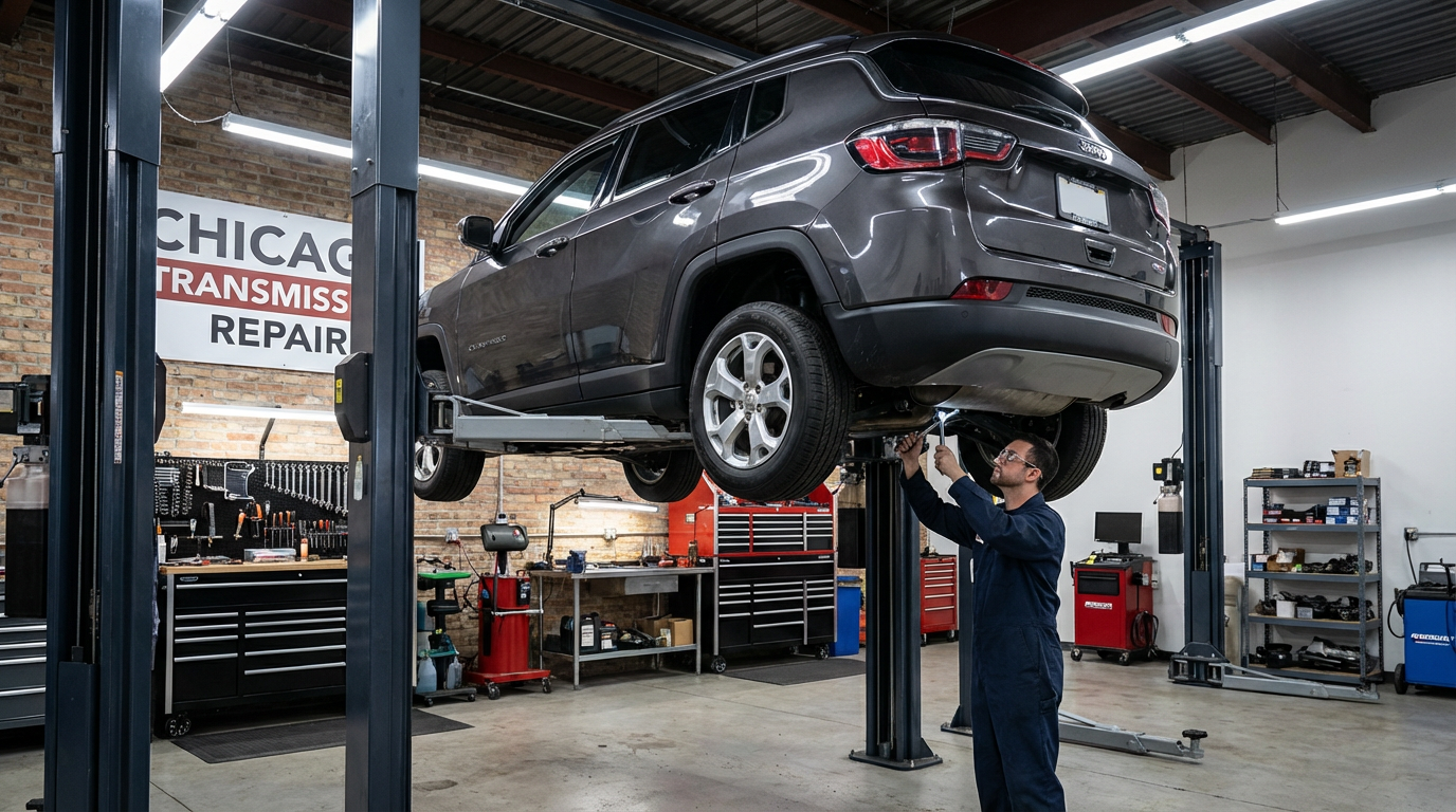 2017 Jeep Grand Cherokee Transmission Repair Cost in Arlington Heights: 545RFE and ZF 8HP Pricing - Arlington Heights Transmission photo