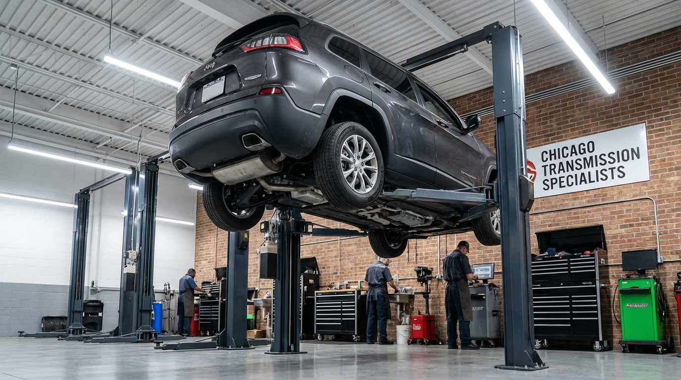 2017 Jeep Grand Cherokee Transmission Repair Cost in Arlington Heights: 545RFE and ZF 8HP Pricing - Arlington Heights Transmission photo