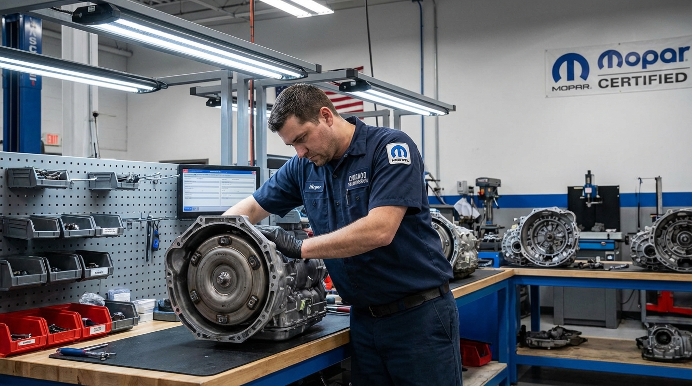 2017 Jeep Grand Cherokee Transmission Repair Cost in Arlington Heights: 545RFE and ZF 8HP Pricing - Arlington Heights Transmission photo