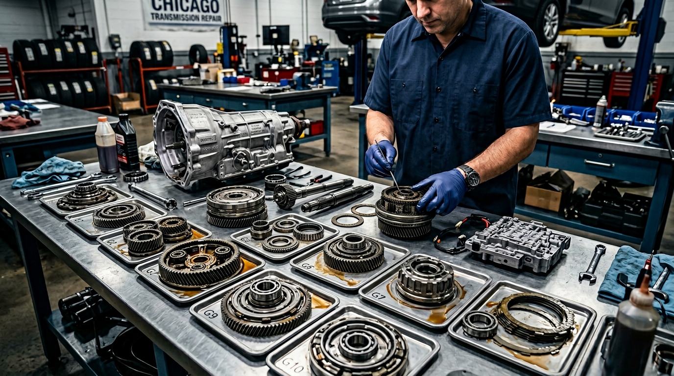 Audi TT transmission repair at Arlington Heights Transmission Arlington Heights IL