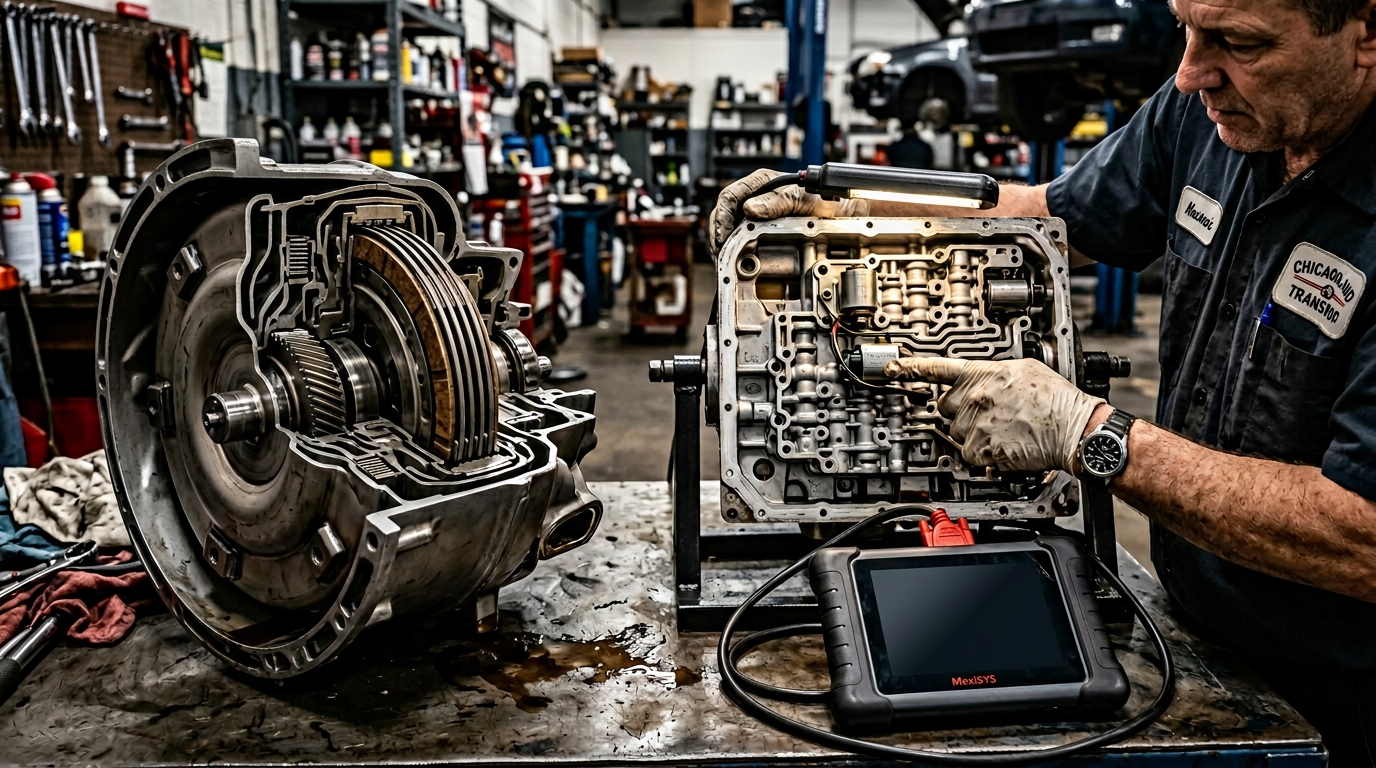 A24A Arlington Heights Transmission Repair diagnostic process at Arlington Heights Transmission