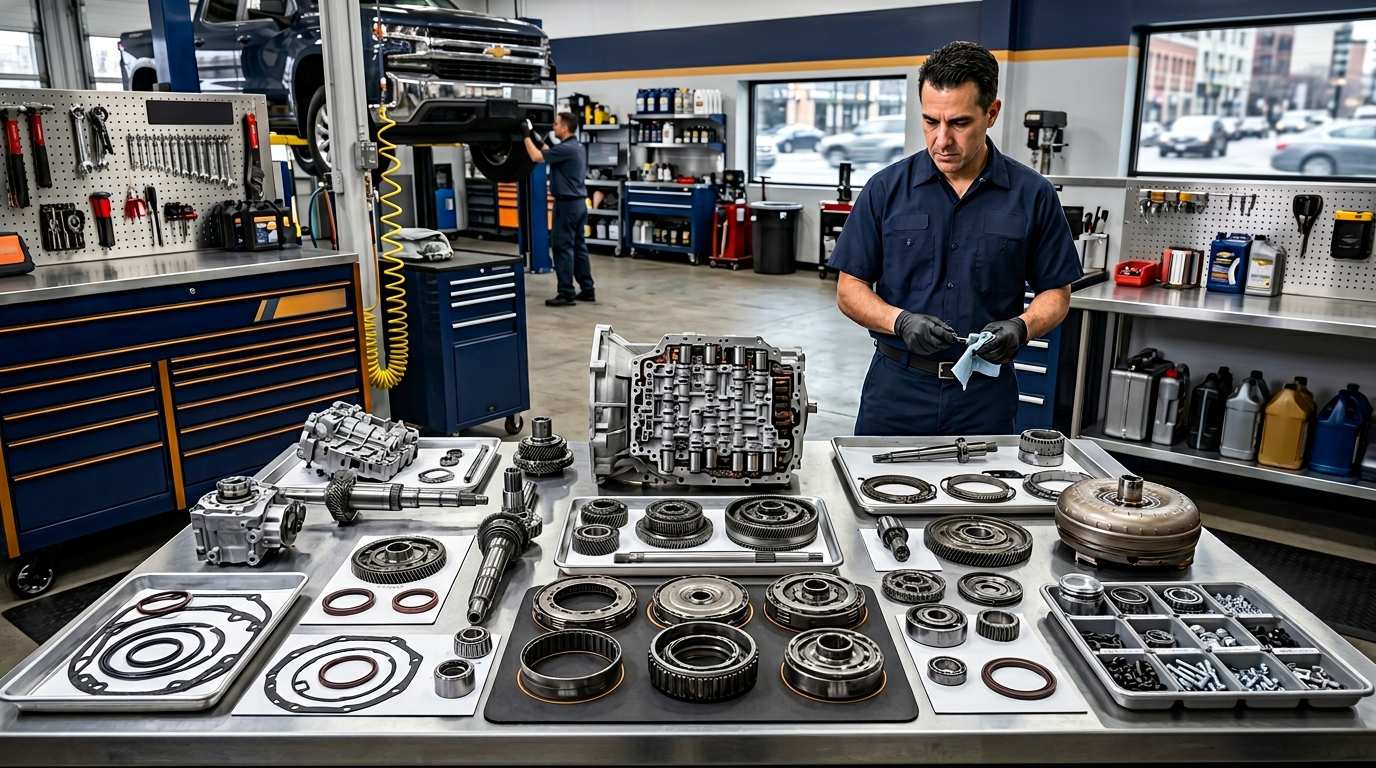 Transfer Case Rebuild Arlington Heights inspection photo at Arlington Heights Transmission