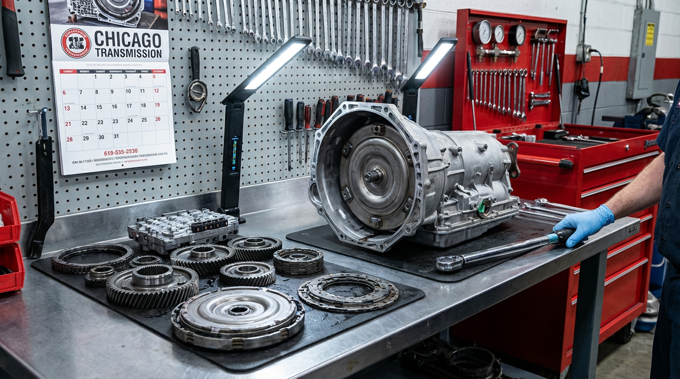 Transmission Rebuild Arlington Heights 2-Year / 24K Rebuild Warranty service photo at Arlington Heights Transmission