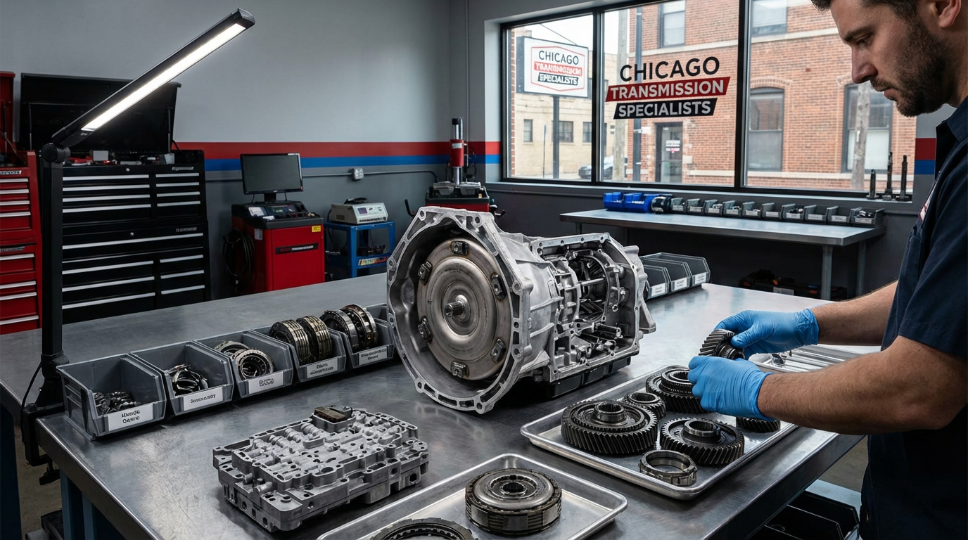 P0742 repair service - Arlington Heights Transmission 2-year / 24,000-mile warranty rebuild