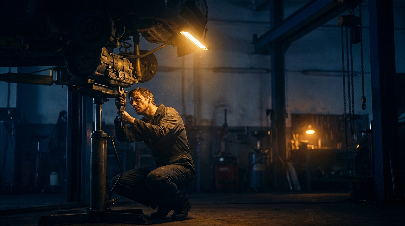 Arlington Heights Transmission technician working on p0775 - Arlington Heights