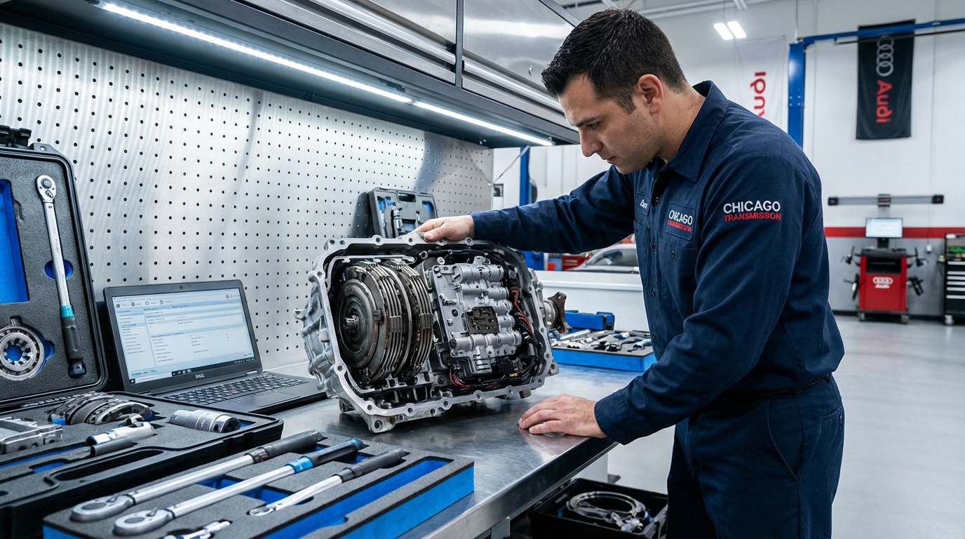 Professional Audi A6 transmission overhaul at Arlington Heights Transmission Arlington Heights IL