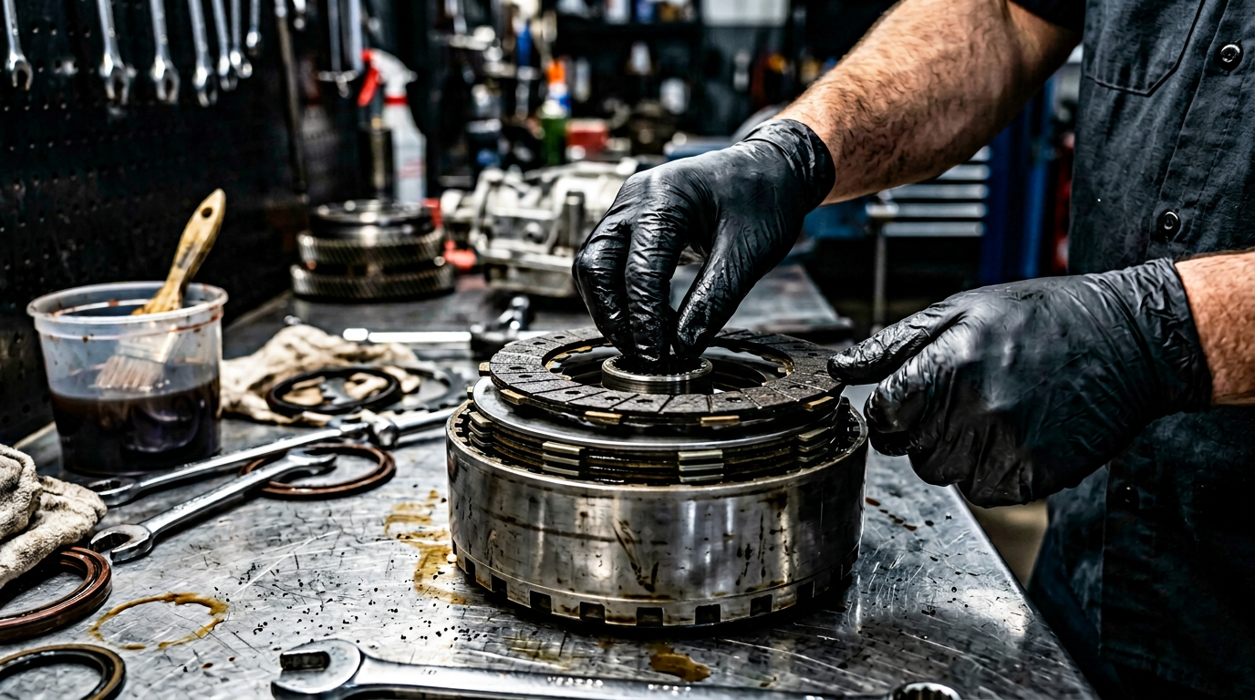 Arlington Heights Transmission technician working on p0756 - Arlington Heights