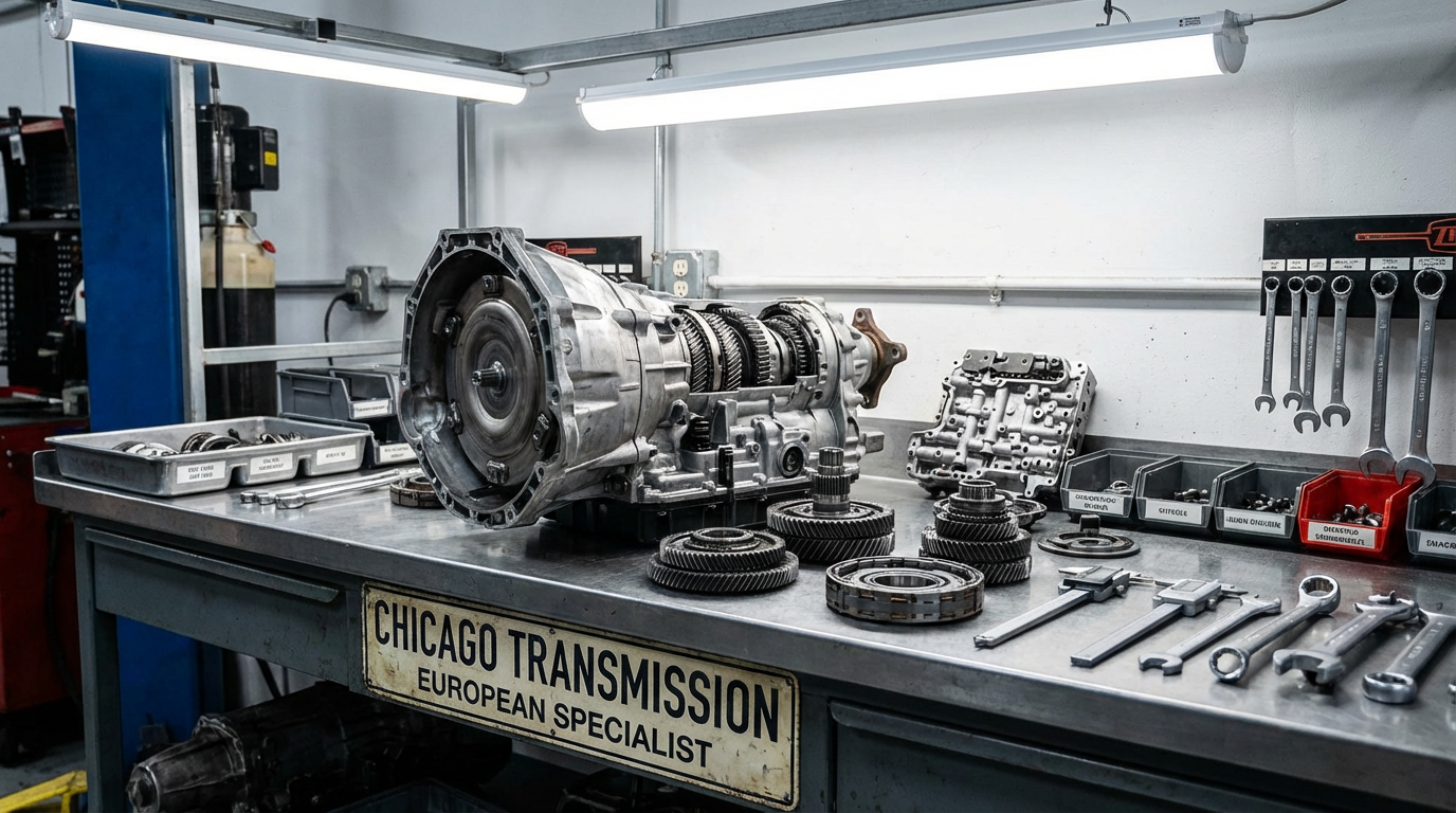 Transmission repair specialist diagnosing p0756 in Arlington Heights IL