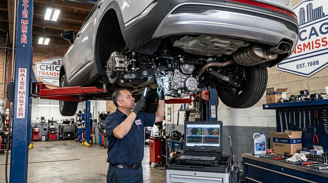 RE0F06A Arlington Heights Transmission Repair CVT Belt, Pulley & Valve Body Diagnosis service photo at Arlington Heights Transmission