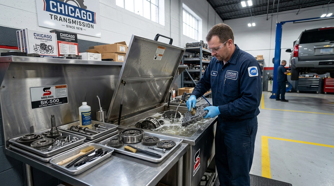 Cadillac SRX Arlington Heights Transmission Repair service photo at Arlington Heights Transmission