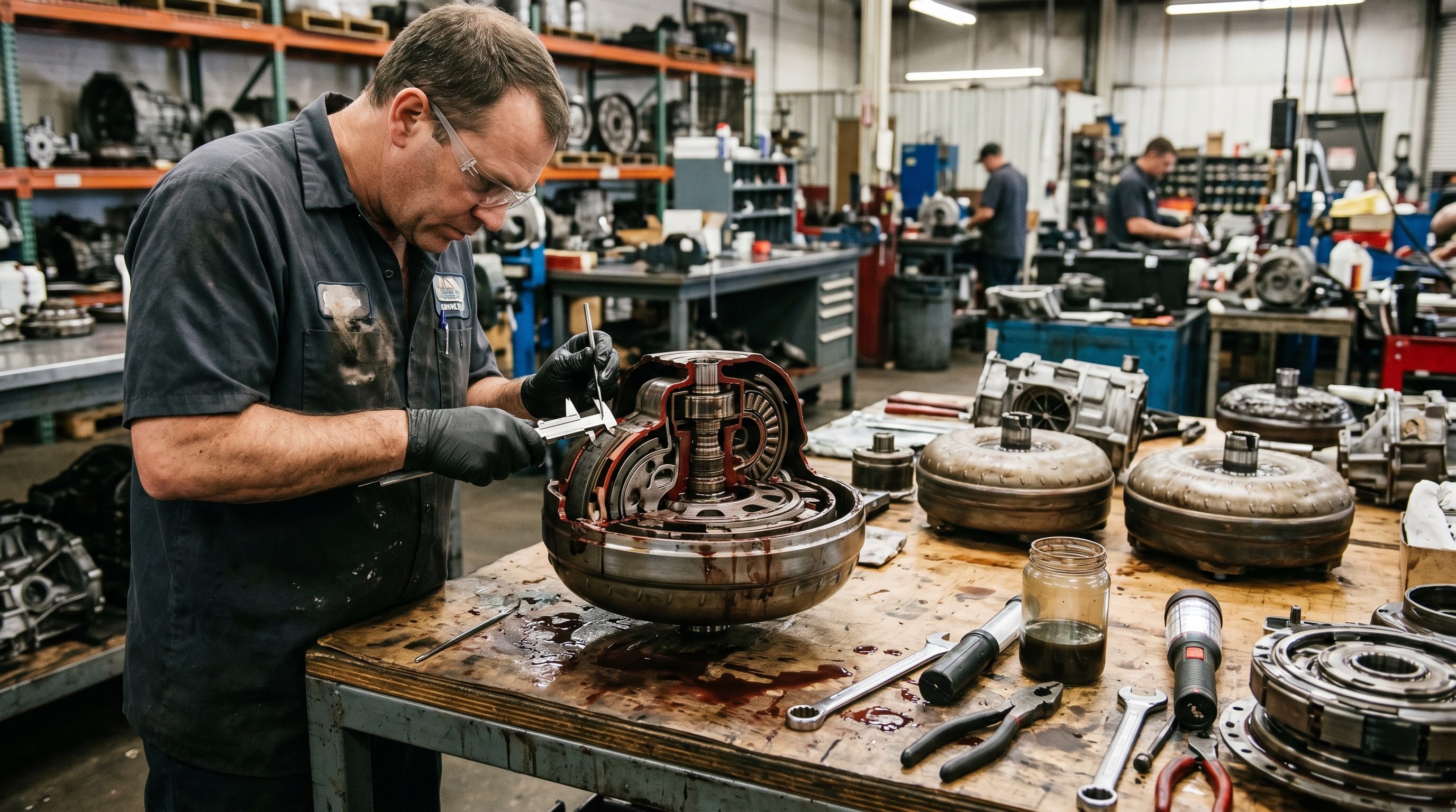 RE0F09A/B Arlington Heights Transmission Repair CVT Belt, Pulley & Valve Body Diagnosis service photo at Arlington Heights Transmission