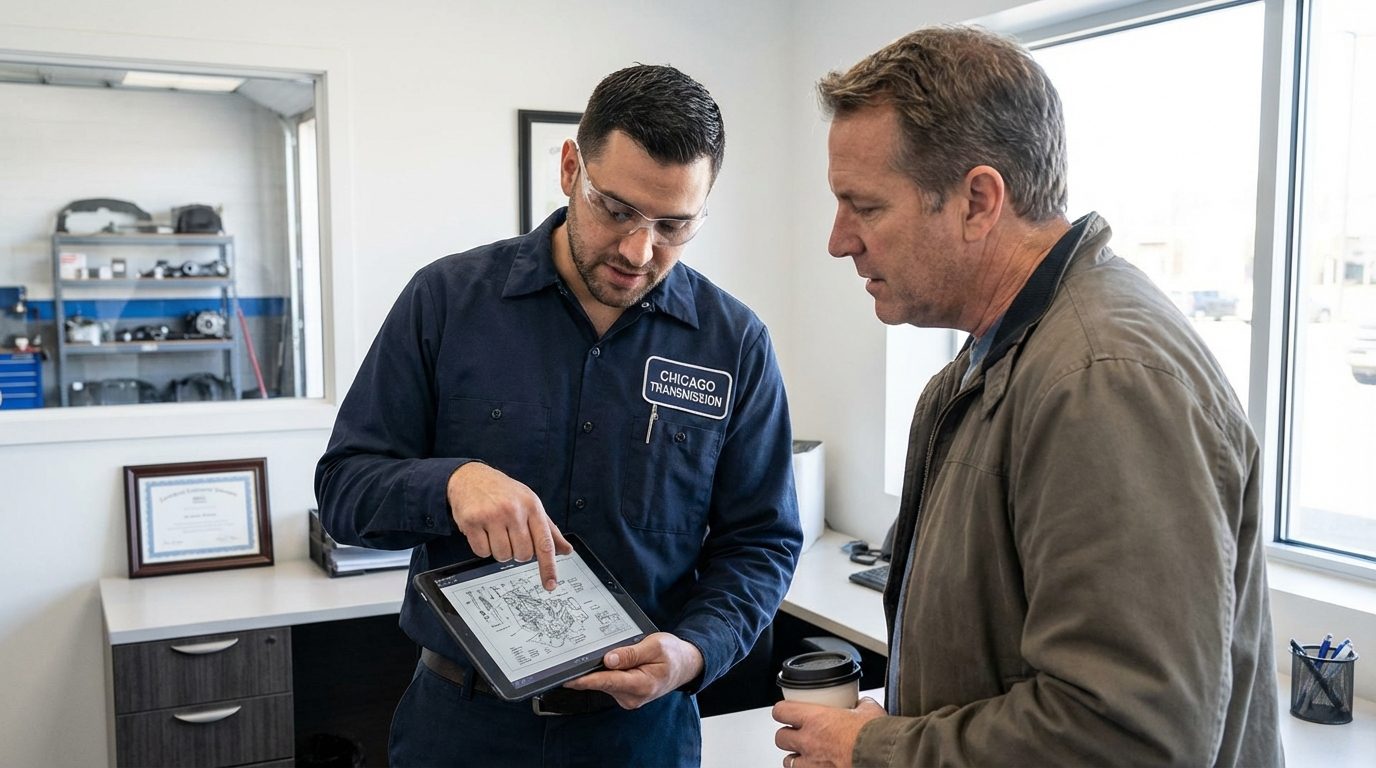 Cadillac SRX Arlington Heights Transmission Repair service photo at Arlington Heights Transmission