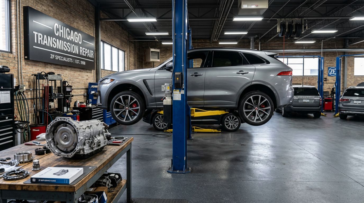 Jaguar F-Type Arlington Heights Transmission Repair service at Arlington Heights Transmission in Arlington Heights