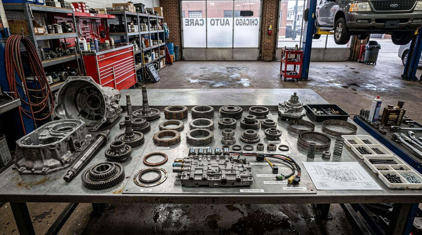 Jeep Arlington Heights Transmission Repair Jeep 4x4, transfer case & transmission repair service photo at Arlington Heights Transmission