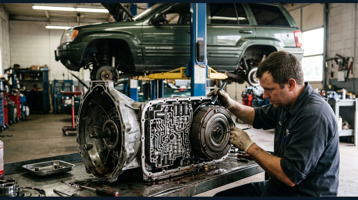 valve body and pump service workbench for Transmission Parts repair plan