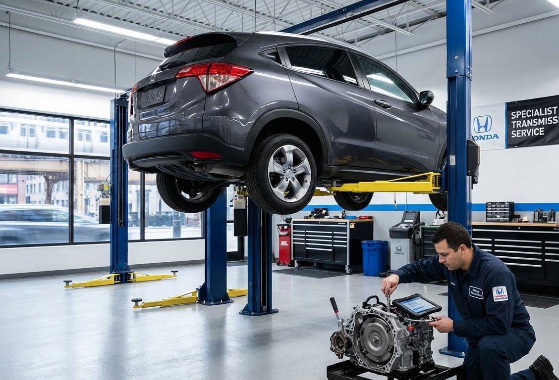 Acura transmission diagnostic bay for Acura ILX repair planning