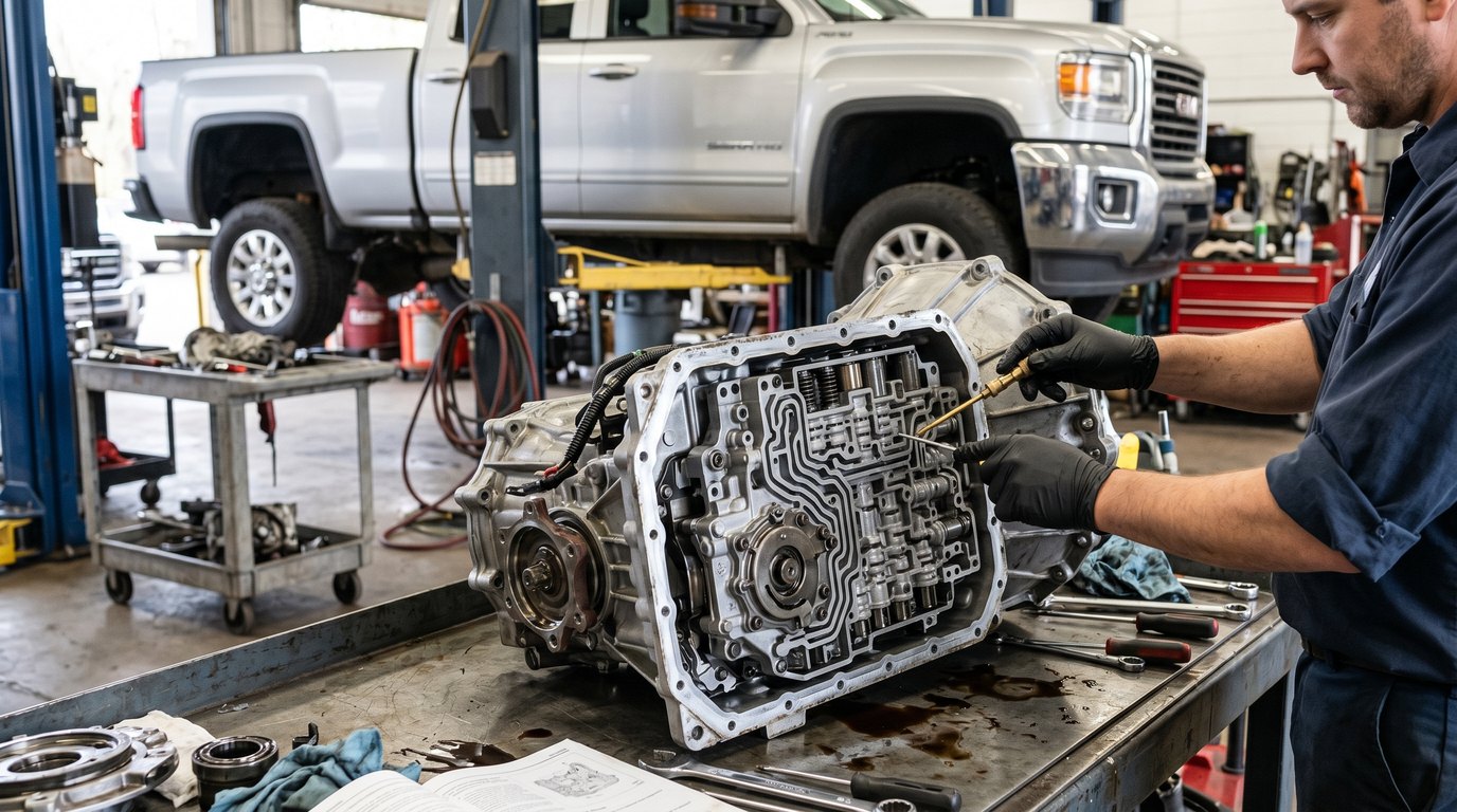 Chrysler 42RLE valve body and transmission rebuild inspection for Chrysler 300 inspection