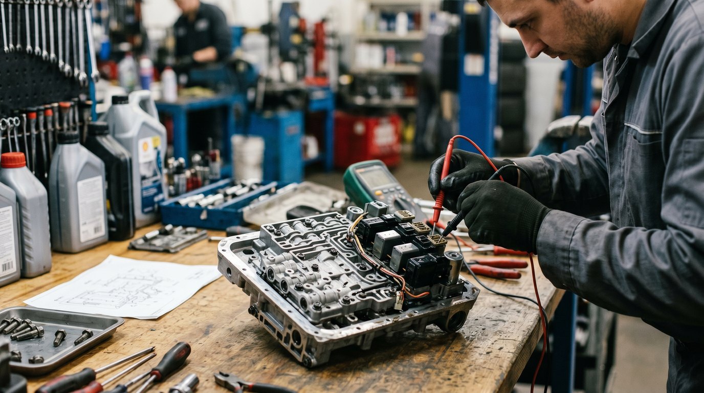 GM 4L80E heavy-duty transmission parts and repair planning for GMC Sierra 2500HD transmission repair in Arlington Heights