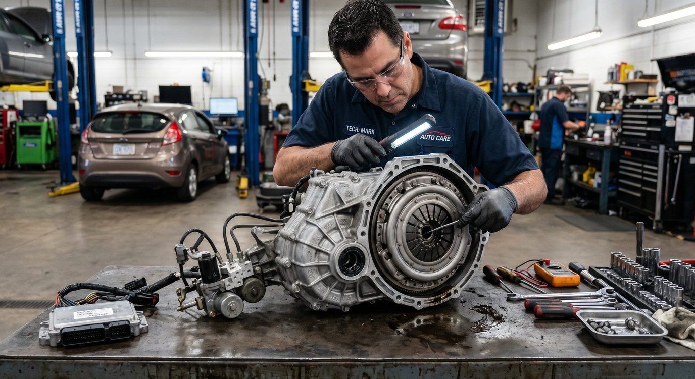 Aisin 8-speed transmission service inspection for Hyundai Palisade transmission repair in Arlington Heights