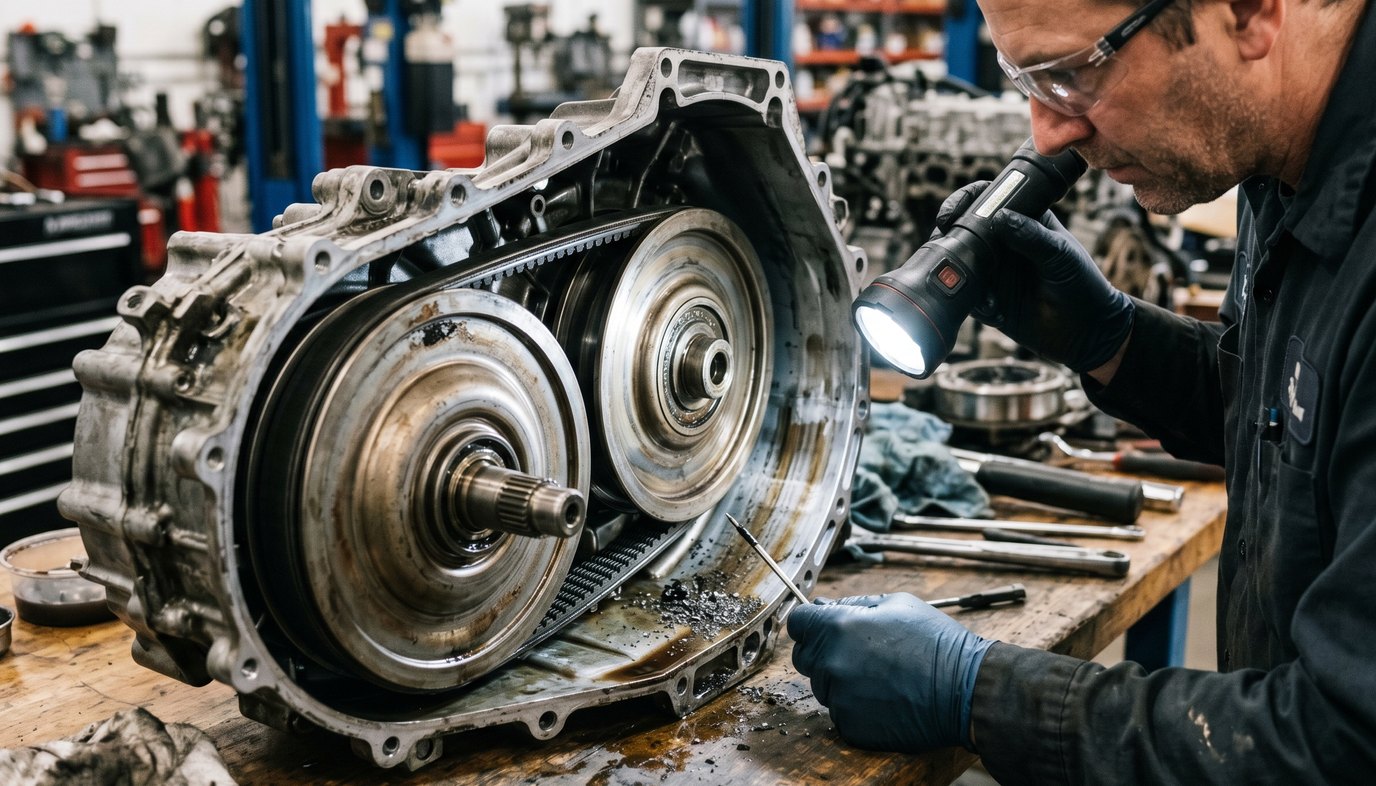 Hyundai A6LF automatic transmission rebuild inspection for Hyundai Palisade warning signs