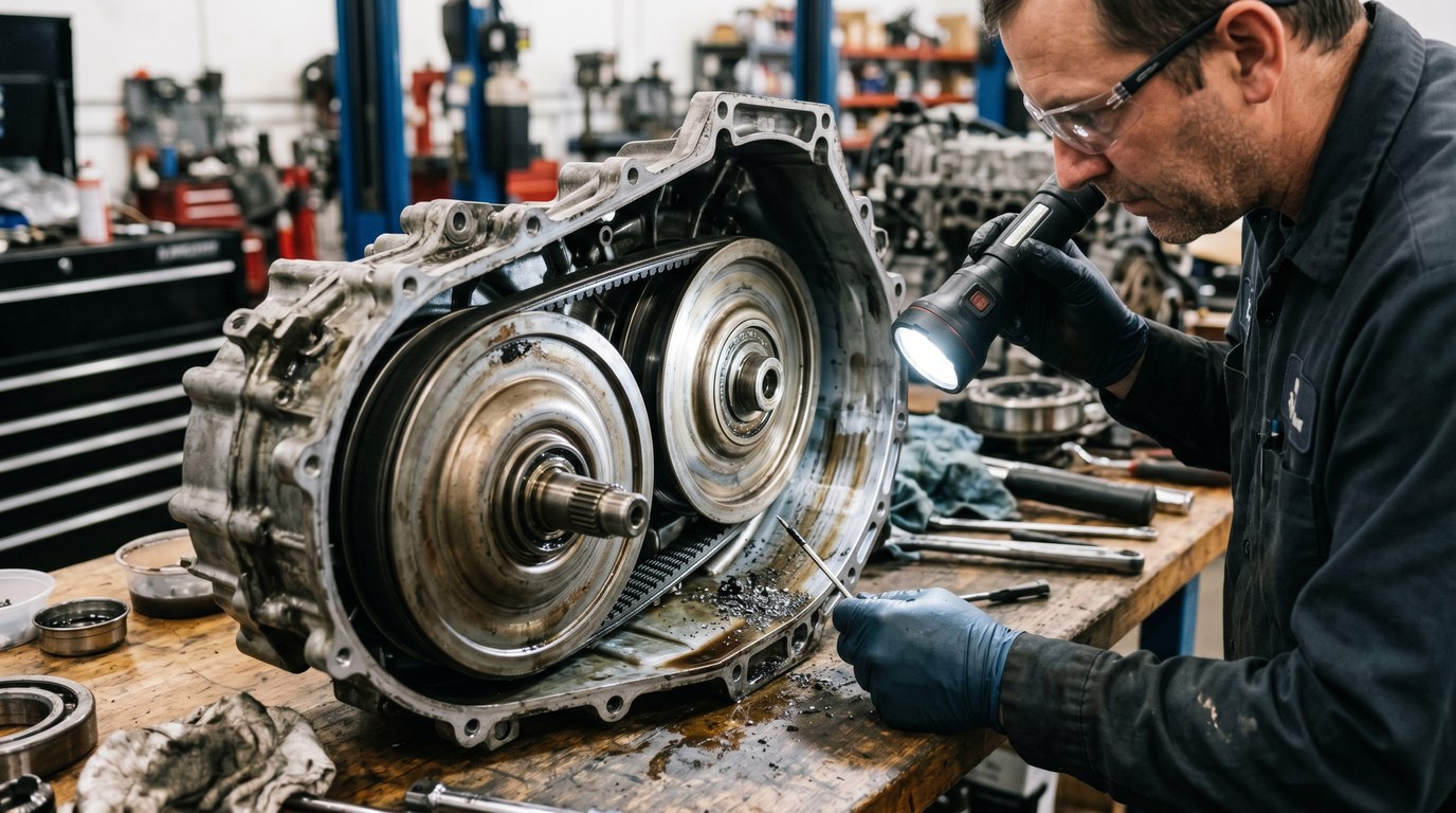 Hyundai A6LF automatic transmission rebuild and internal inspection
