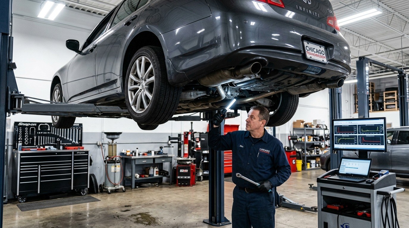 Hyundai Sonata transmission service bay review