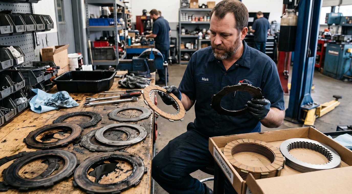 Torque converter clutch and seal inspection for Jaguar F-Pace inspection