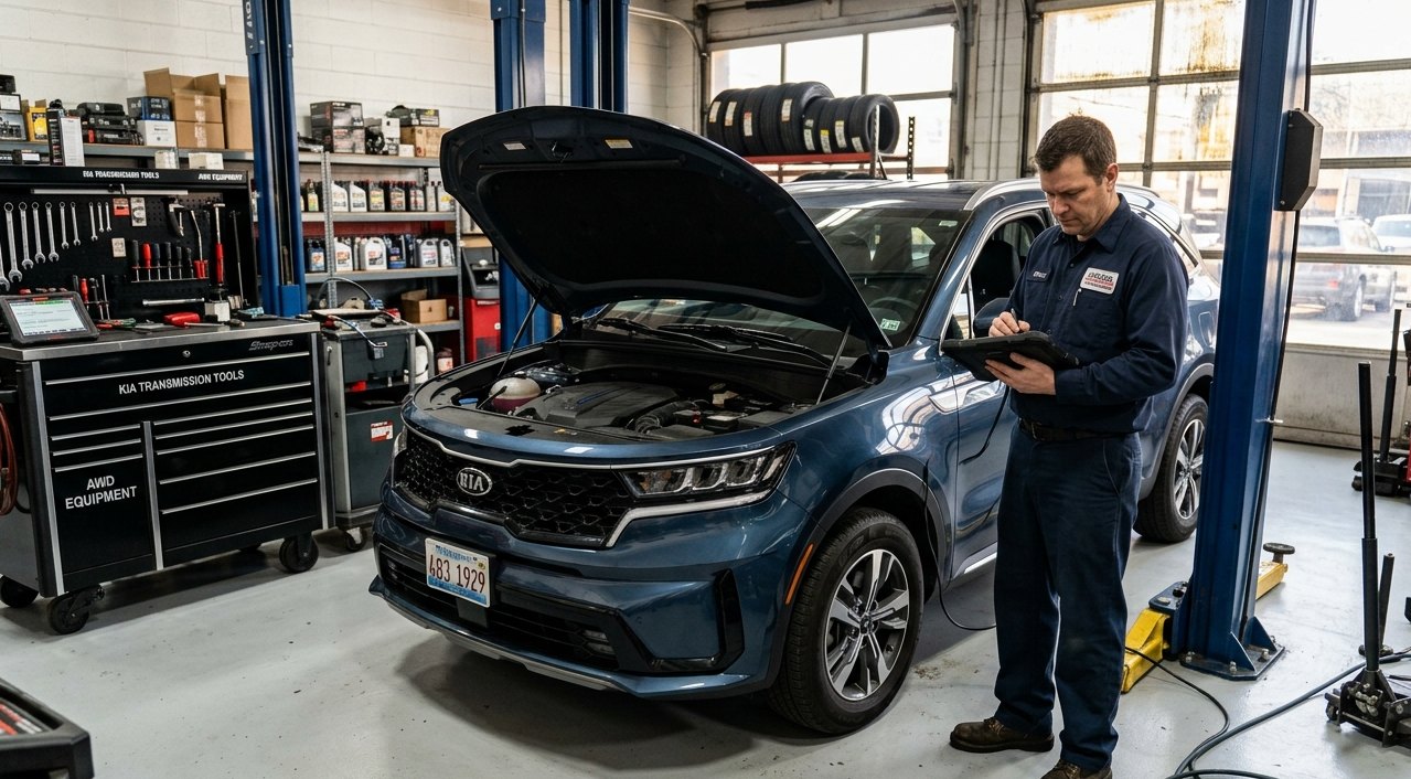 Jeep Compass transmission and AWD inspection for Jeep Compass transmission repair in Arlington Heights