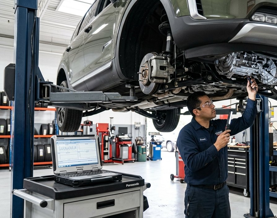 Kia Sorento transmission and AWD inspection for Kia Sorento transmission repair in Arlington Heights