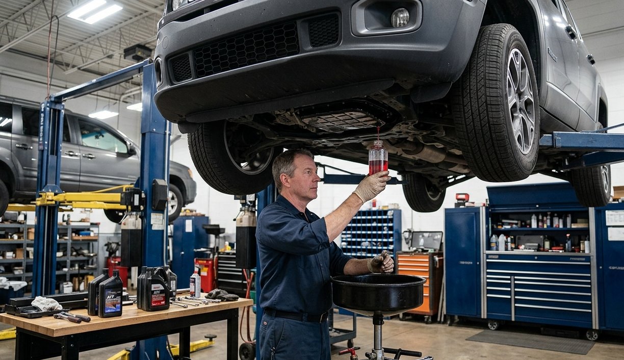 Kia Telluride transmission and AWD inspection for Kia Telluride transmission repair in Arlington Heights