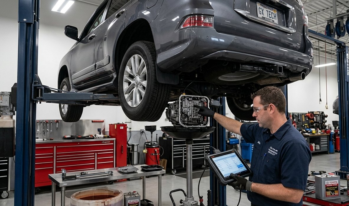 Lexus GS transmission and rear-drive inspection for Lexus GS transmission repair in Arlington Heights