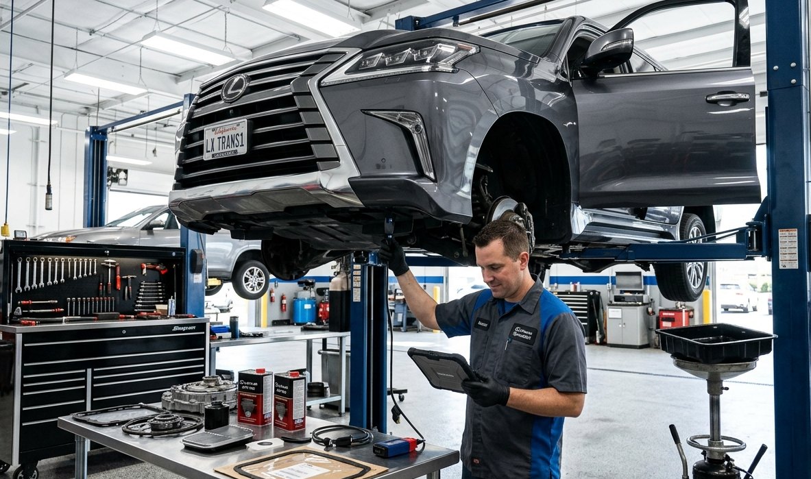 Lexus LX570 transmission and 4WD inspection for Lexus LX570 transmission repair in Arlington Heights