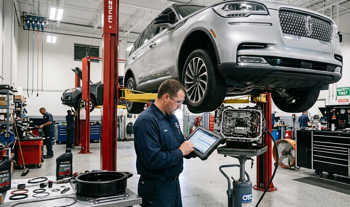 Lincoln Continental transmission inspection for Lincoln Continental transmission repair in Arlington Heights