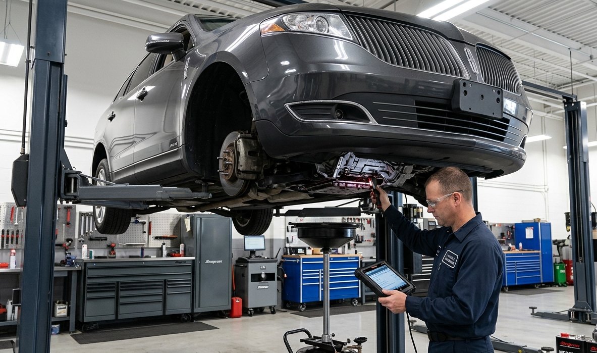 Lincoln MKS transmission and AWD inspection for Lincoln MKS transmission repair in Arlington Heights