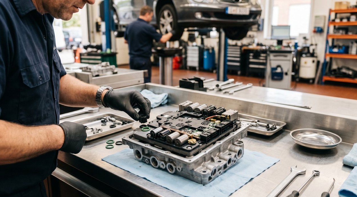 Ford Lincoln 6R80 transmission inspection for Lincoln MKT repair planning