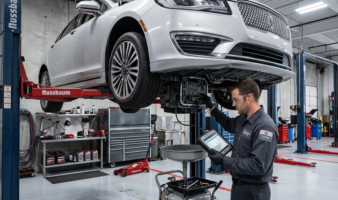 Lincoln Nautilus transmission and AWD inspection for Lincoln Nautilus transmission repair in Arlington Heights