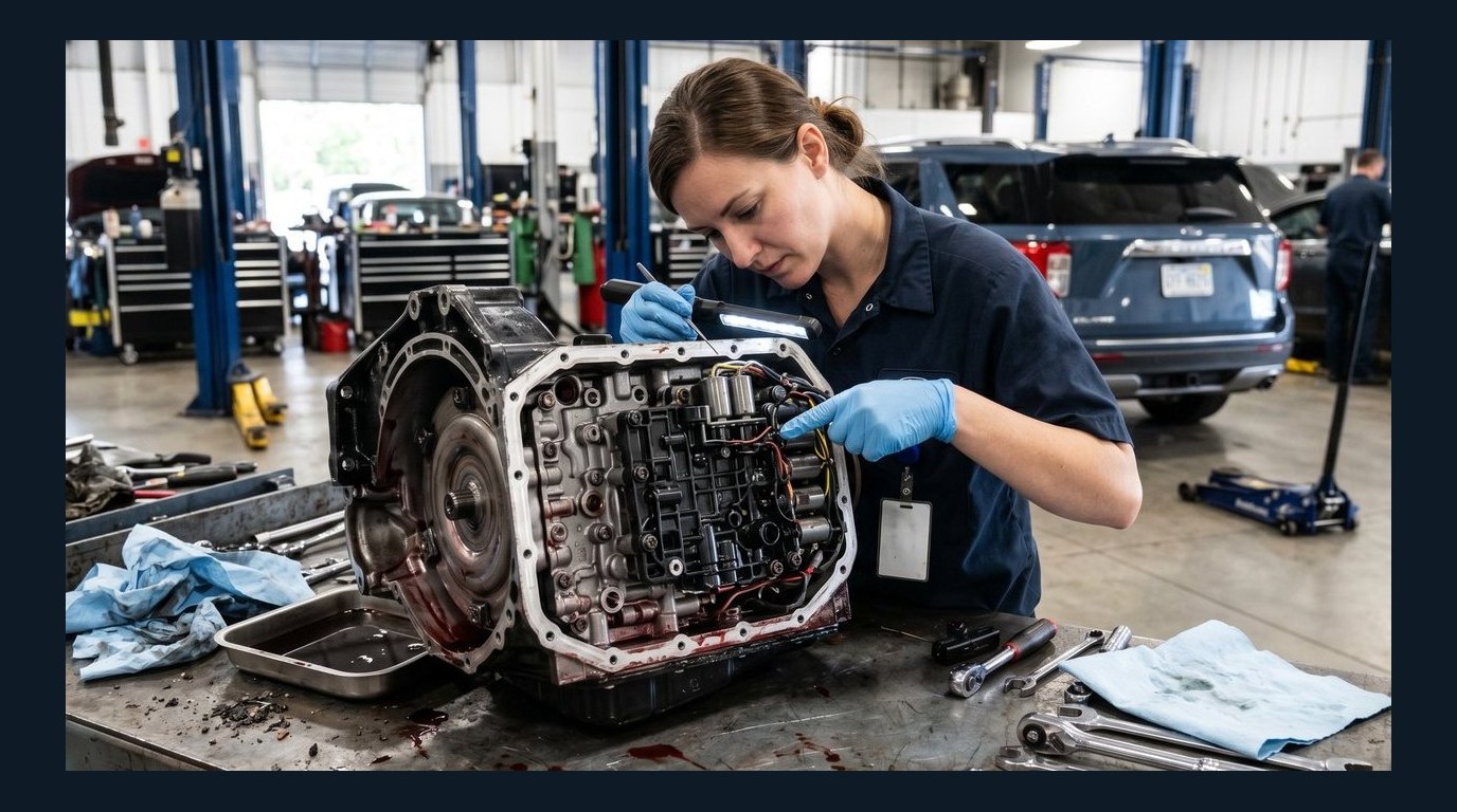 Lincoln MKX Ford 6F35 transmission inspection