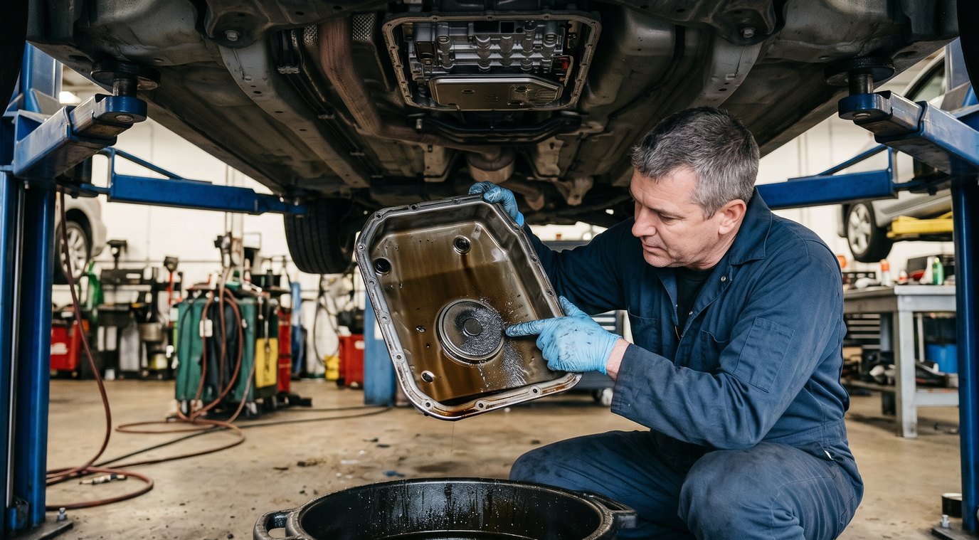 Mazda Skyactiv Drive transmission service inspection for Mazda CX-50 warning signs
