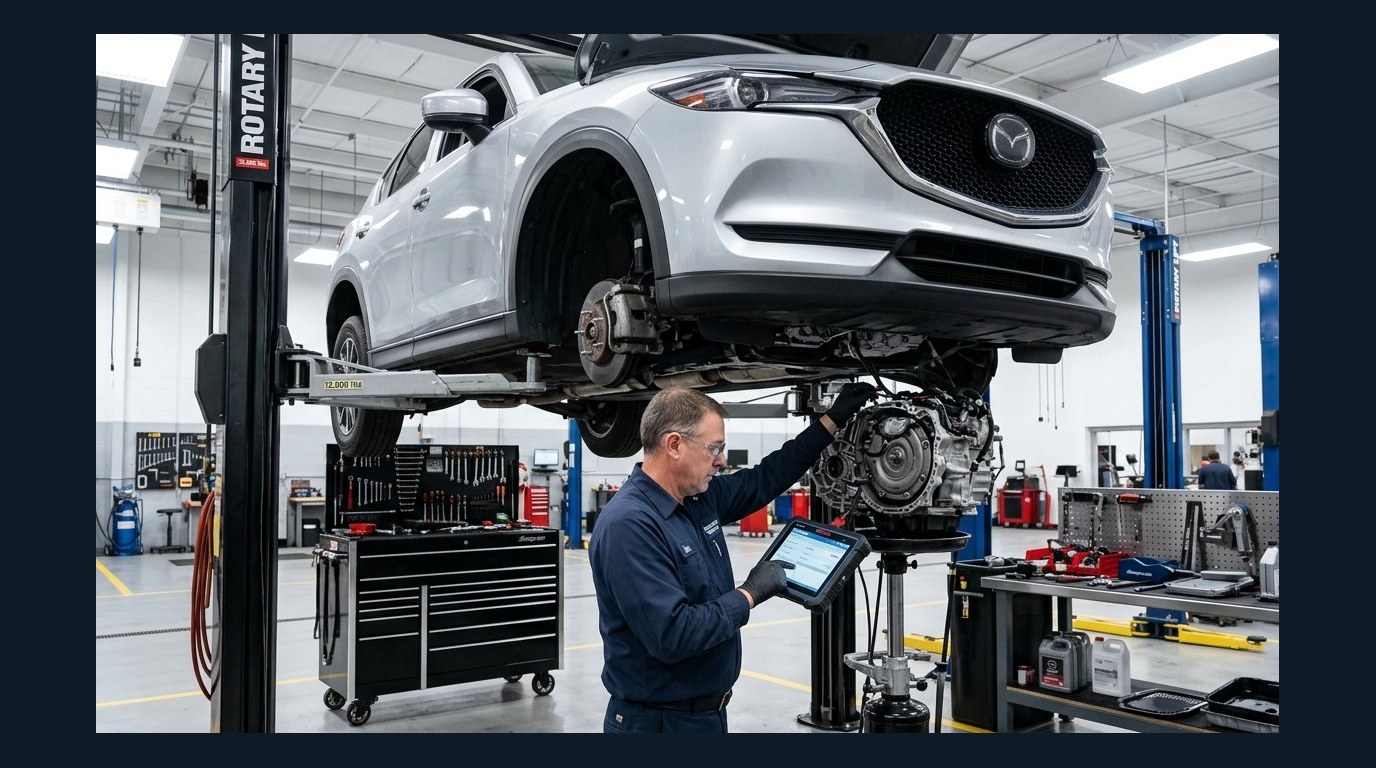 Mazda CX-5 Skyactiv transmission diagnostic inspection