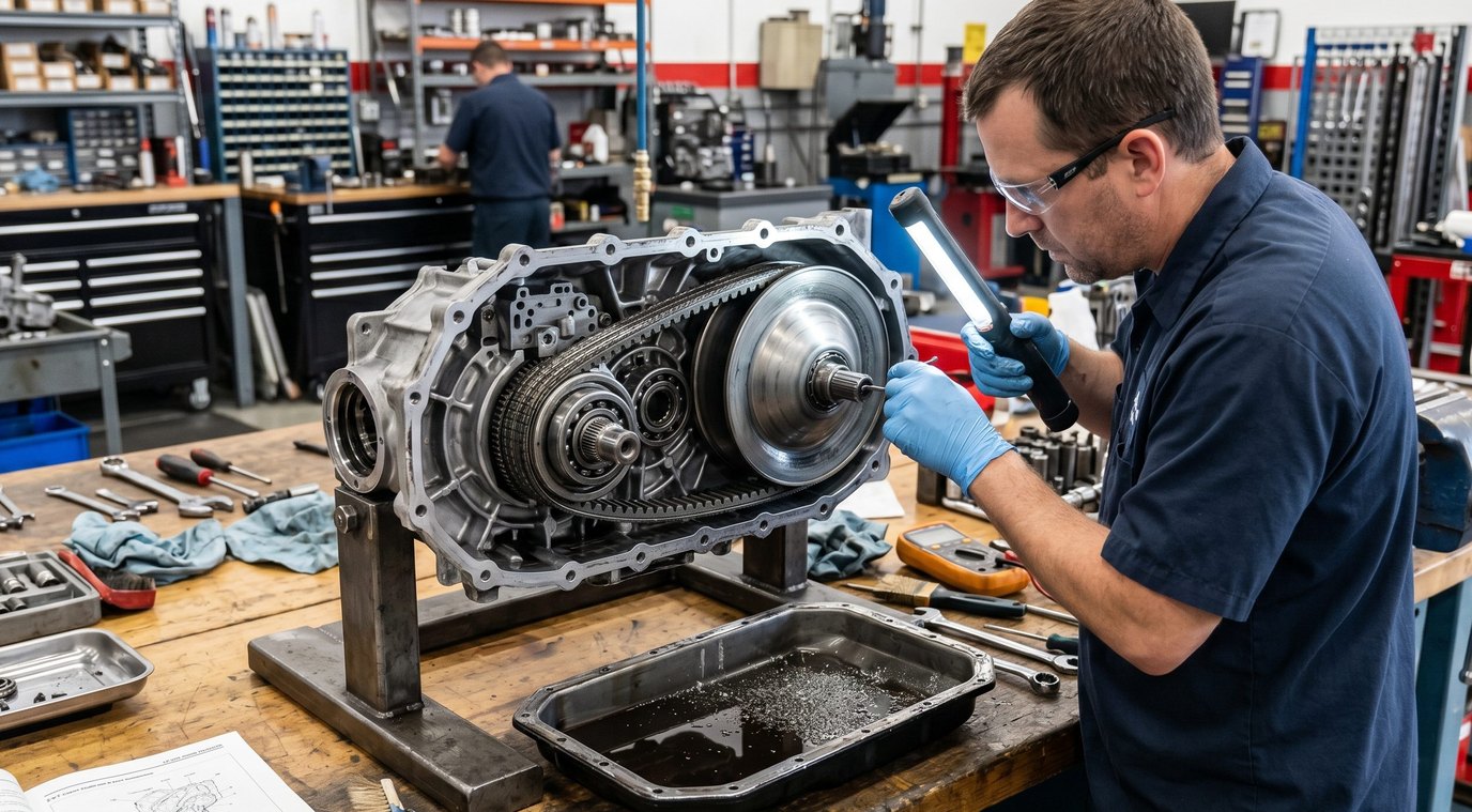 CVT belt and pulley inspection for Nissan Maxima inspection