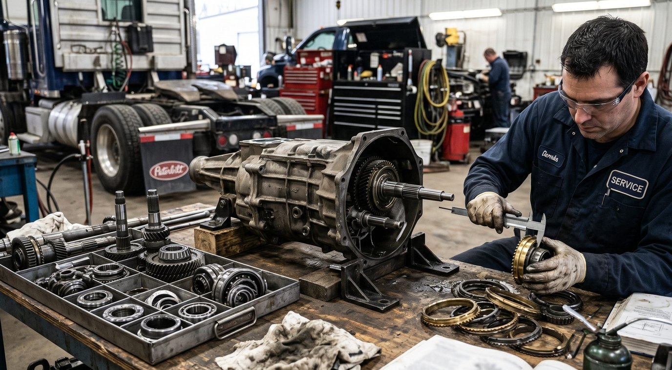 NV3500 manual transmission service inspection for Nissan NV repair plan