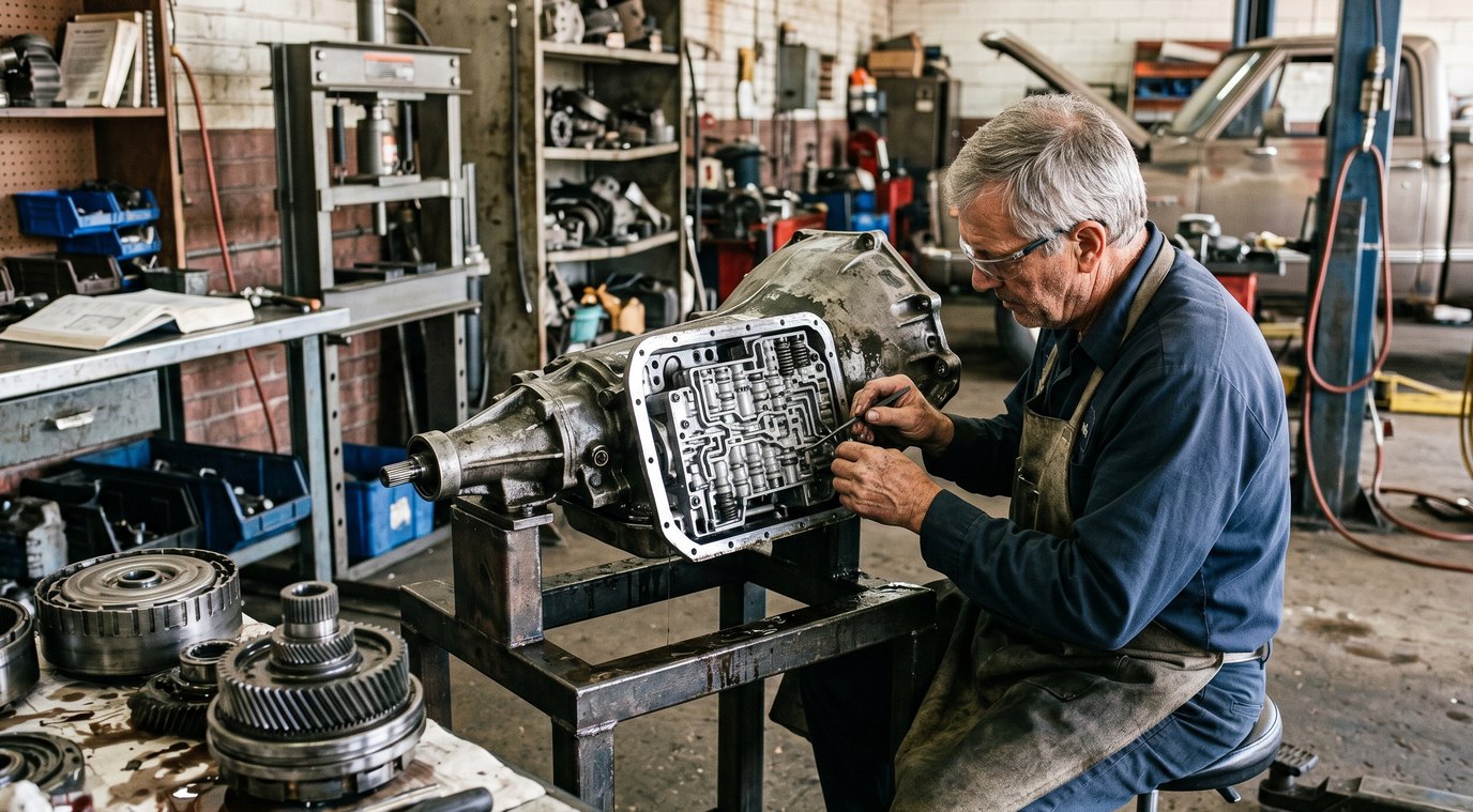 Porsche PDK dual-clutch service inspection for Porsche 911 transmission repair in Arlington Heights