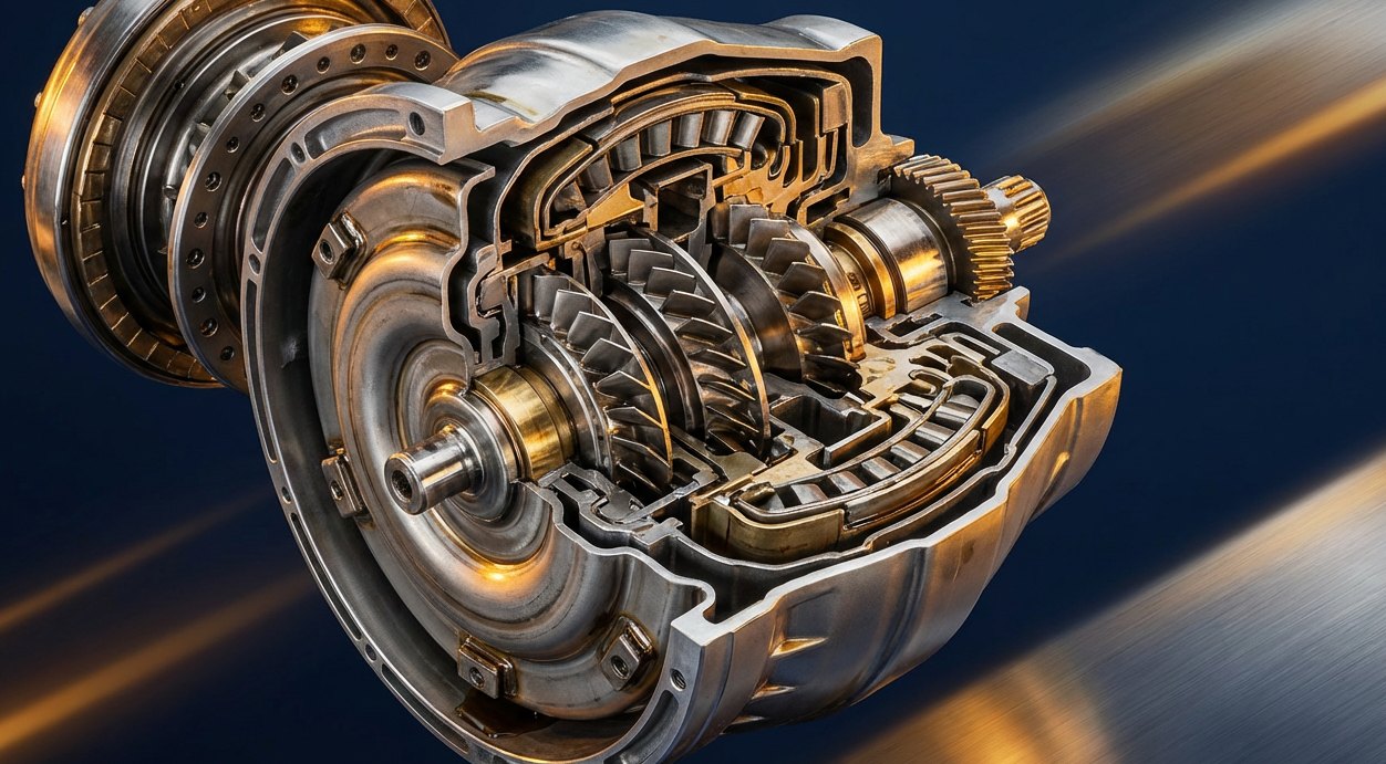 Porsche transaxle internal clutch and gear inspection for Porsche Taycan transmission repair in Arlington Heights