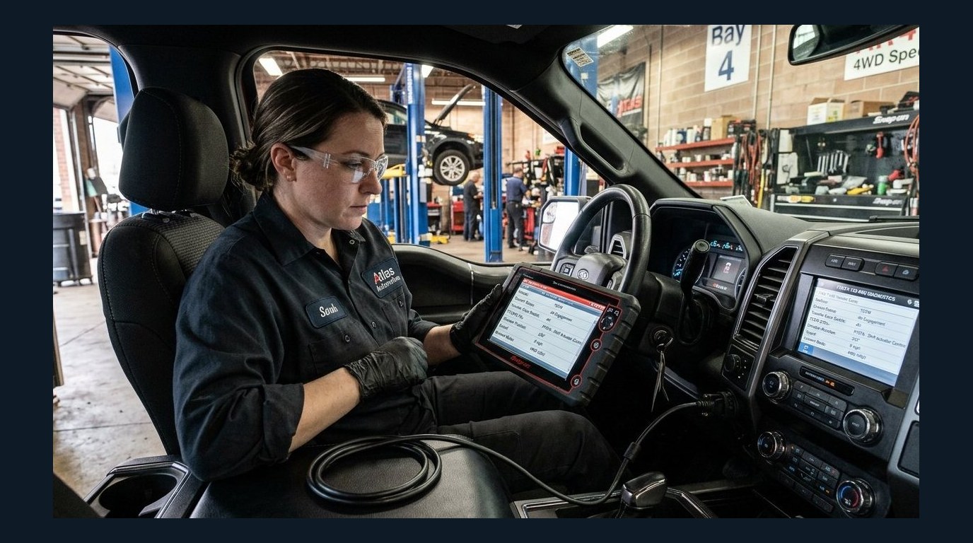 Porsche Macan transfer case diagnostic inspection